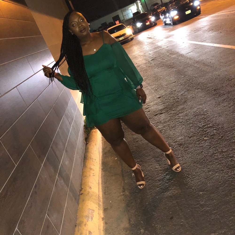 Green dress